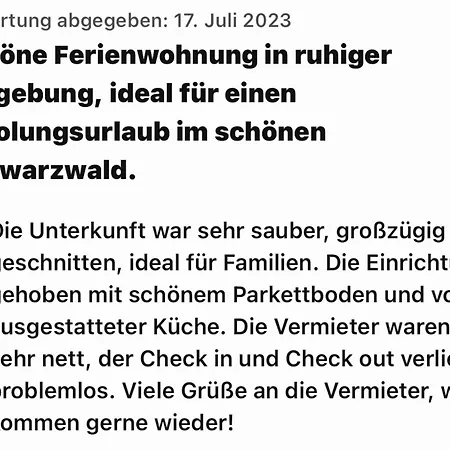 Apartamento Auszeit Sulzburg